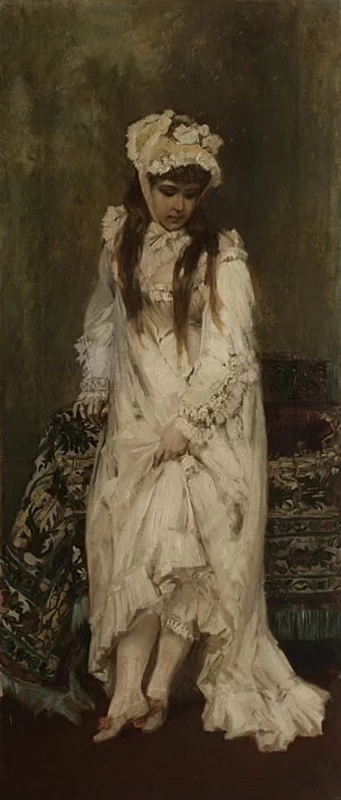 Ragazza in piedi